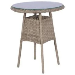 VidaXL 3-delige Bistroset Met Kussens Poly Rattan Bruin -Madison Verkoopwinkel 47fc774e8c734c6682b51443b6b7120c