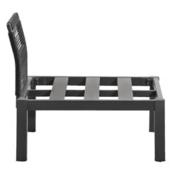 Le Sud Loungestoel Middenelement Ardeche - Grijs - 78x72x66 Cm -Madison Verkoopwinkel 50105281 8000