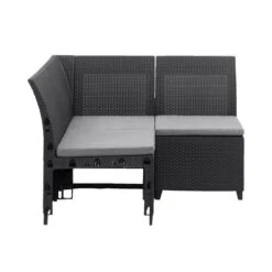 Keter Hoekelement Emma 3-zits Incl. Kussens - Antraciet -Madison Verkoopwinkel 50201003 0100