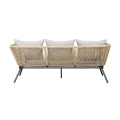 Loungebank Almeria - Naturel/antraciet - 75x200x75 Cm -Madison Verkoopwinkel 50205071 0900