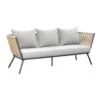 Loungebank Almeria - Naturel/antraciet - 75x200x75 Cm -Madison Verkoopwinkel 50205071