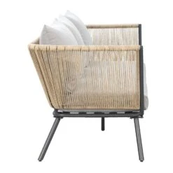 Loungebank Almeria - Naturel/antraciet - 75x200x75 Cm -Madison Verkoopwinkel 50205071 8000