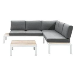 Hoekset Isere - 3-delig - Wit - Incl. Kussens