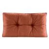 Loungekussen Florence Rug - Terracotta - 60x43x12 Cm