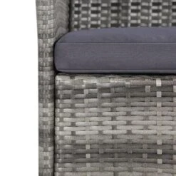 VidaXL 11-delige Tuinset Met Kussens Poly Rattan Grijs -Madison Verkoopwinkel 63c277a245f14f0192cd71bf47c9faa3