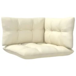 VidaXL 3-delige Loungeset Met Crèmekleurige Kussens Massief Grenenhout -Madison Verkoopwinkel 6ba4cf439ed042f78a763ecaf3184dc5