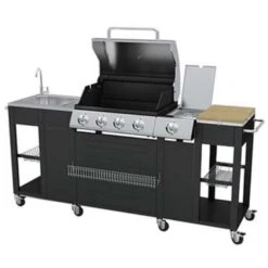 VidaXL Buitenkeuken Met Barbecue Montana 4 Branders -Madison Verkoopwinkel 7d12b215b78c480ab5fdd6e51af22567