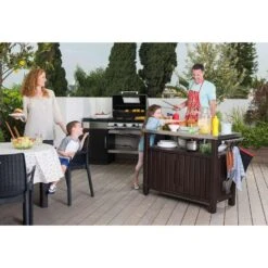Keter BBQtafel Unity XL - Grijs -Madison Verkoopwinkel 81027604 0500