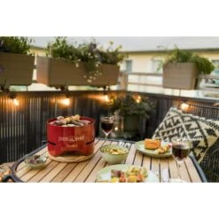 Feuerhand Tafel Grill Tamber - Rood - 20x20x14cm -Madison Verkoopwinkel 8d86498e7e9149ad912a862f7b9f7c83
