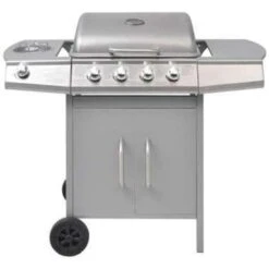 VidaXL Gasbarbecue 4+1 Kookzone Zilver -Madison Verkoopwinkel 8f9139d16df940f087524bd232ca592a
