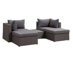 Le Sud Modulaire Loungeset Dordogne V2 - Antraciet/donkergrijs - 5-delig -Madison Verkoopwinkel 90102965 3010