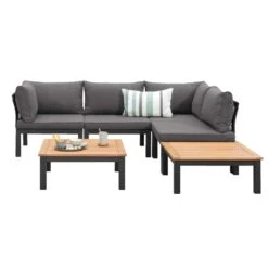 Le Sud Modulaireloungeset Ardeche V3 - Grijs - 6-delig -Madison Verkoopwinkel 90103005 3160