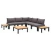 Le Sud Modulaire Loungeset Ardeche Met Kussens Brest - Grijs - 8-delig -Madison Verkoopwinkel 90103373