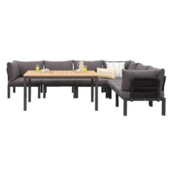 Le Sud Modulaire Loungeset Ardeche Met Kussens Brest - Grijs - 7-delig -Madison Verkoopwinkel 90103375 3160