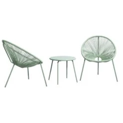 Balkonset Formentera Vilanova - Lichtgroen - 3-delig - V1