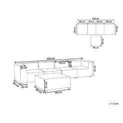 Beliani Loungeset AREZZO - Grijs Polyester -Madison Verkoopwinkel aaa4e9519b0b4cf19549798723a734da