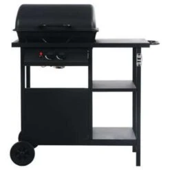VidaXL Gasbarbecue Met 3-laags Zijtafel Zwart 9 VidaXL Gasbarbecue Met 3-laags Zijtafel Zwart -Madison Verkoopwinkel b811cf94210941d1b73a3840f253d5d4