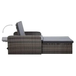 VidaXL 2-delige Loungeset Met Kussens Poly Rattan Grijs -Madison Verkoopwinkel c7884d5ef8f340cea0dfbdf1f49f44fe