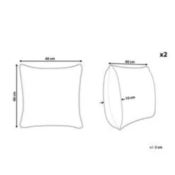 Beliani Buitenkussen TRIFOS - Multicolor Polyester -Madison Verkoopwinkel dd0226622bf544c19e0791d1f548523e