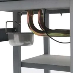 VidaXL Gasbarbecue Met 3-laags Zijtafel Zwart En Zilverkleurig -Madison Verkoopwinkel f3f39bf039854789b3898e4d93f64348