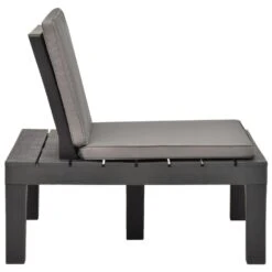 VidaXL Loungestoel Met Kussen Kunststof Antraciet -Madison Verkoopwinkel fee6670b31c54c3c87cc2497a5e19a58