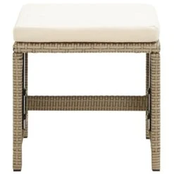 VidaXL Tuinkrukken 2 St Met Kussens Poly Rattan Beige -Madison Verkoopwinkel fee998655b734a1d87b867993cb45fd6