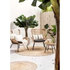 Le Sud Loungeset Monte Carlo - Naturel - 3-delig -Madison Verkoopwinkel sf 50105209 9061